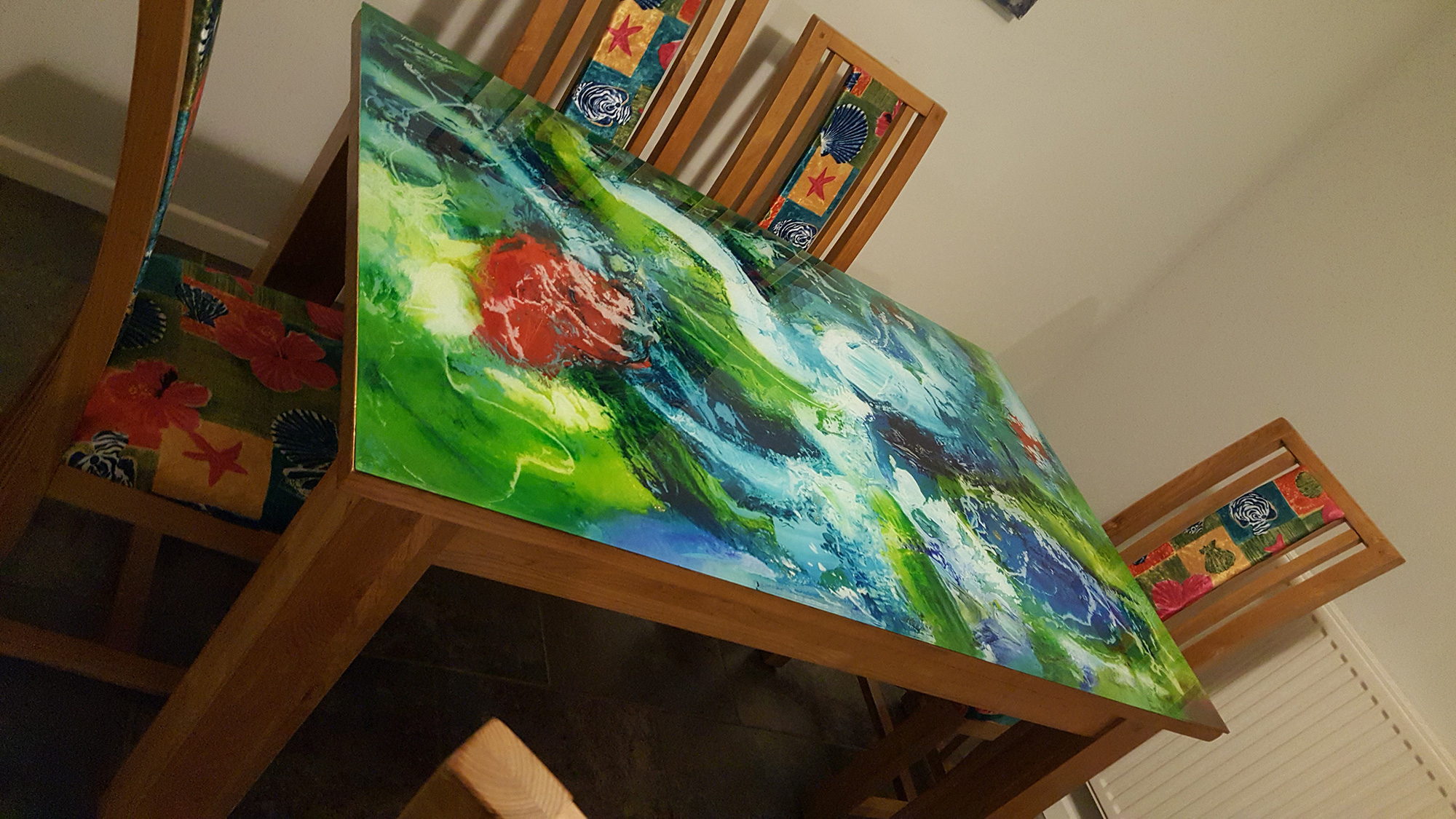 Glass Top on dining table