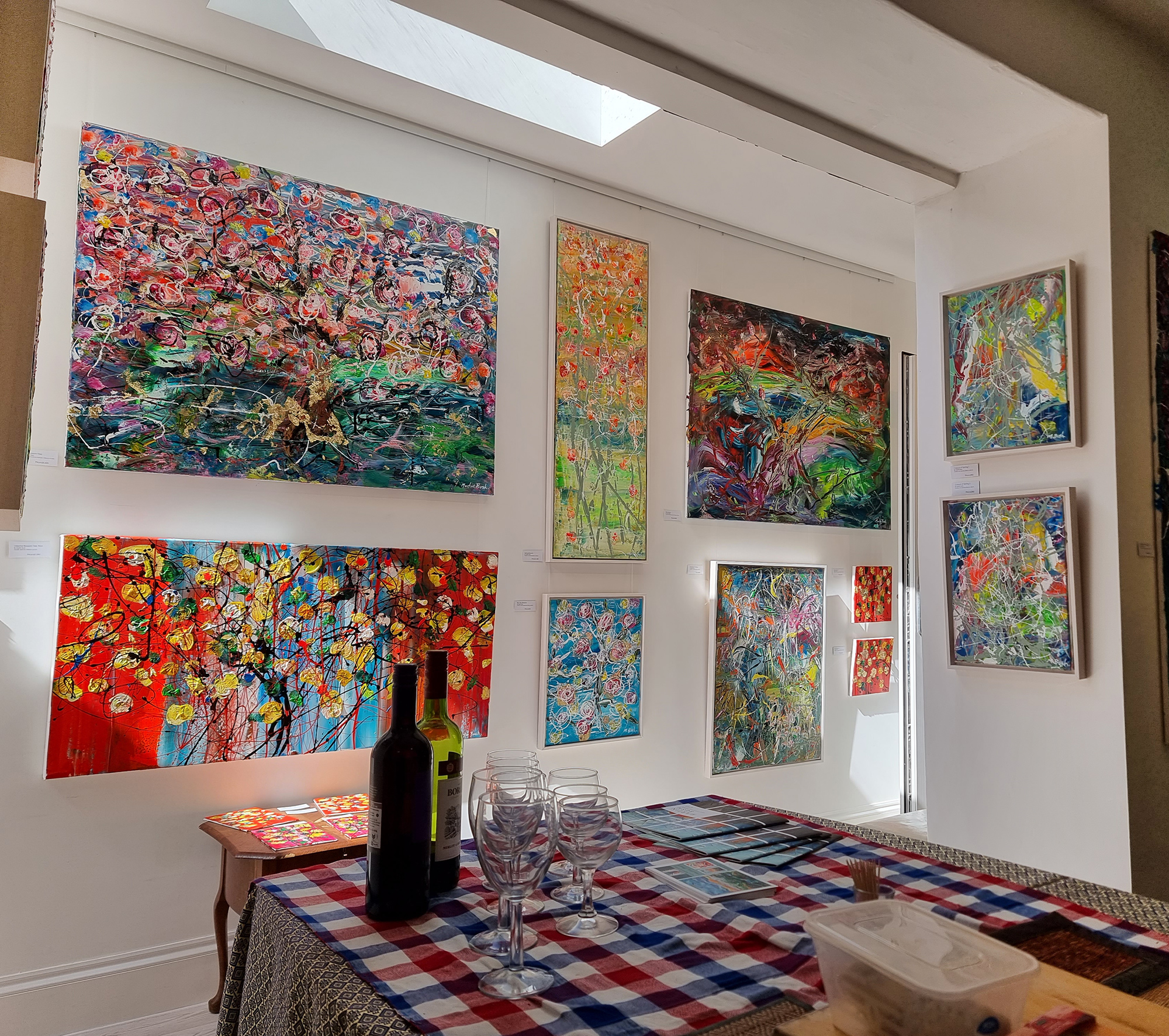 Martin Bush blossom paintings