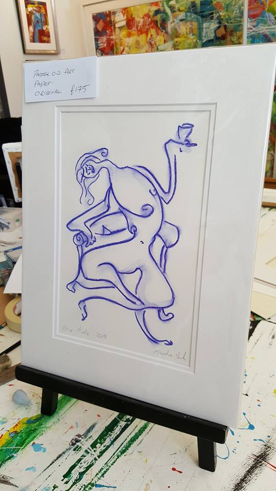 Blue Nude Chill in Chair
