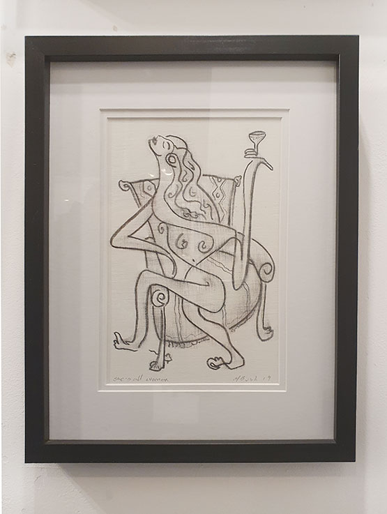 Charcoal Lady 1