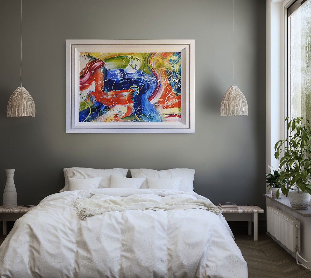 Martin Bush blossom paintings