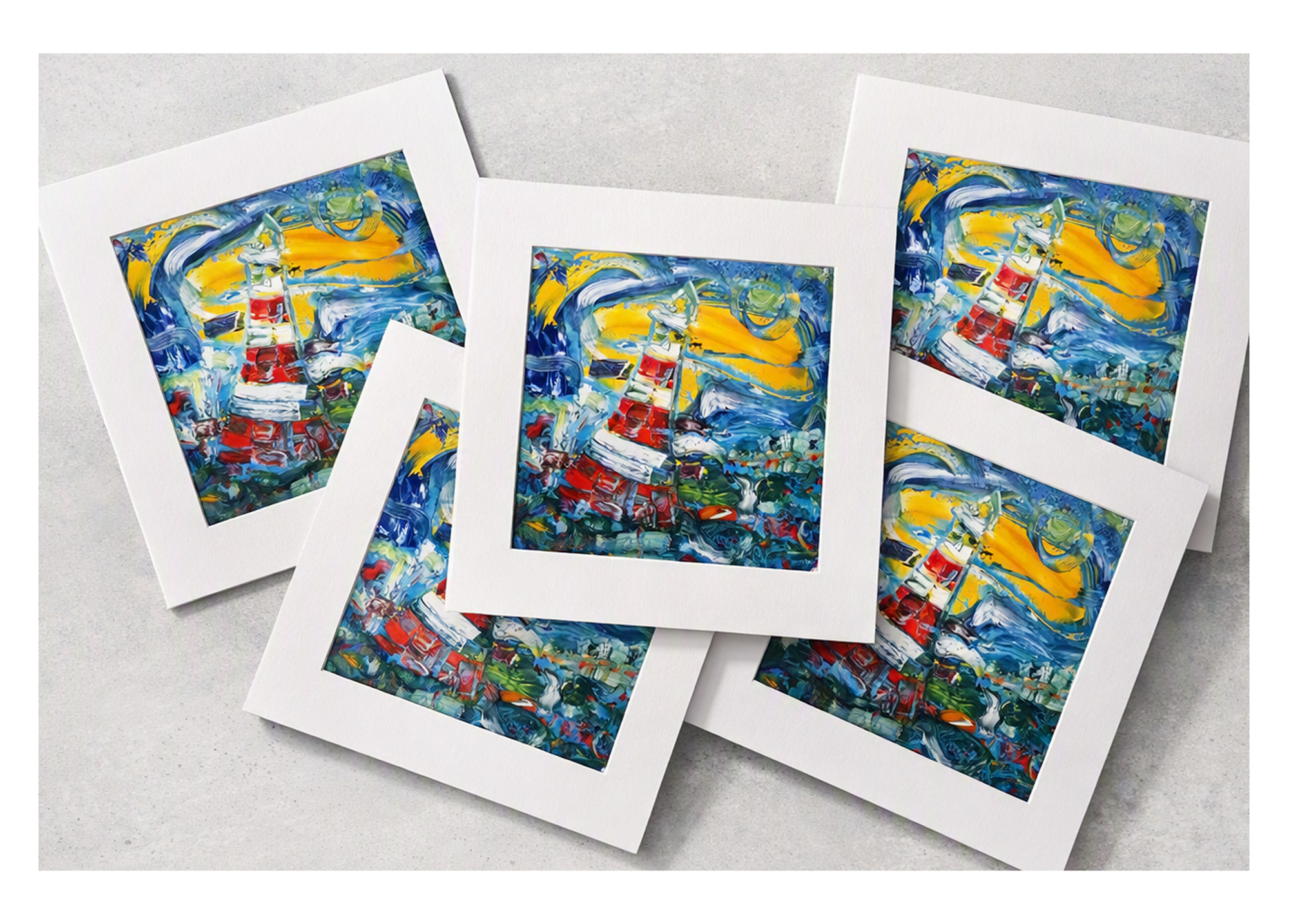 Martin Bush Plymouth Inspired paintings